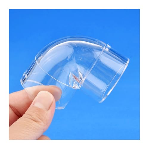 EOMO 1 Stück 90°-Kniestück aus Acryl for Aquarien und Gartenbewässerung – for Aquarien und Sanitäranlagen(50mm) von EOMO
