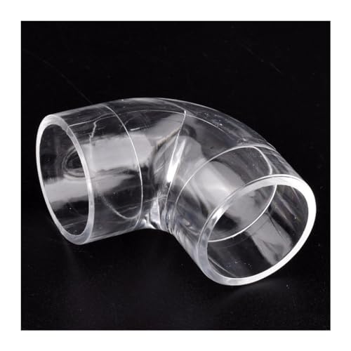 EOMO 1 Stück Acryl-Kniestück for Aquarien und Gärten – langlebig, schlagfeste Anschlüsse(40mm) von EOMO