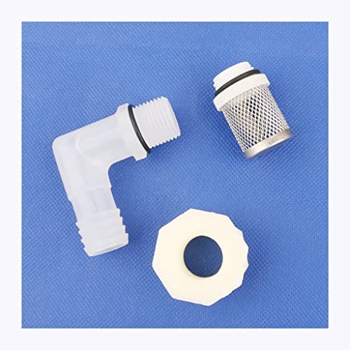 EOMO 1 Stück Winkelverbinder aus Edelstahl for die Bewässerung von Aquarien und Gärten, vielseitige Kompatibilität(9.5mm) von EOMO