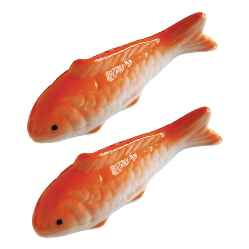 EPIGEIST 2 Stück Schwimmende Fischornamente für Aquarium Keramische Fischstatue Dekoration für Fischbecken Lebendige Aquarium Deko für Garten und Tisch EPIGEIST 2 Stück Schwimmende Fischornamente für Aquarium Keramische Fischstatue Dekoration für Fischbecken Lebendige Aquarium Deko für Garten und Tisch von EPIGEIST