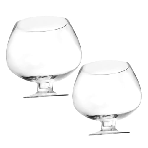 EPIGEIST 2 Stück Transparenter Teiliges Goldfischglas aus Dekorativer Desktop Aquariumtank Multifunktional Langlebig für Büro Zuhause und Hochzeit mit Zartem Betta Tank Design EPIGEIST 2 Stück Transparenter Teiliges Goldfischglas aus Dekorativer Desktop Aquariumtank Multifunktional Langlebig für Büro Zuhause und Hochzeit mit Zartem Betta Tank Design von EPIGEIST