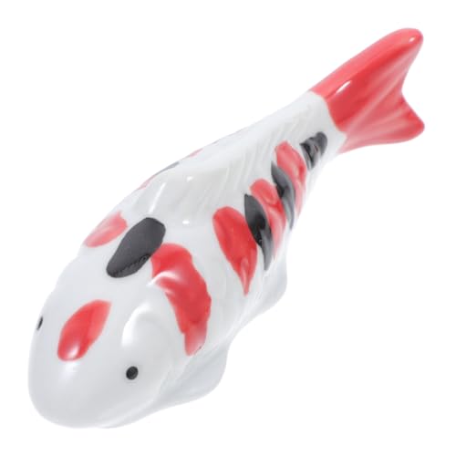 EPIGEIST Keramik Fischstatue Schwimmend Lebensechte Aquarium Dekoration Kleine Bunte Fischfigur Langlebig und Leicht für Teich Aquarium und Dekoratives Fischbecken Ornament von EPIGEIST