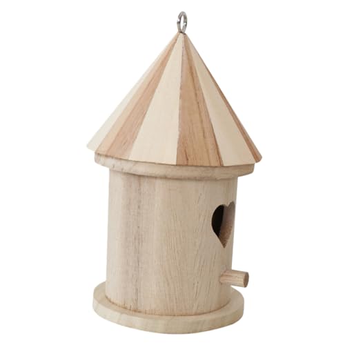 EPIGEIST Unvollendetes DIY Vogelhaus aus Holz mit Stabilem Boden Wetterfestes Futterhäuschen und Nistkasten für Draußen Kreative Bastelstation für Gartendekoration EPIGEIST Unvollendetes DIY Vogelhaus aus Holz mit Stabilem Boden Wetterfestes Futterhäuschen und Nistkasten für Draußen Kreative Bastelstation für Gartendekoration von EPIGEIST