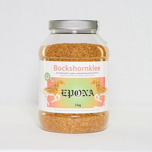 EPONA Bockshornklee Samen, speziell für Pferde, 100% rein, frei von Zusätze und Konservierungsstoffe, als Appetitanreger zum Substanzaufbau, von EPONA