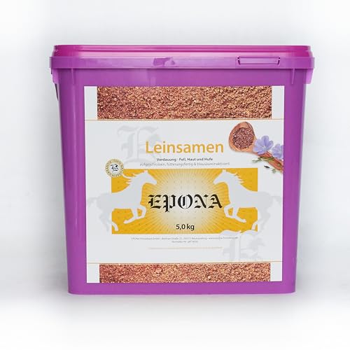 EPONA Leinsamen - Kombination aus Leinsamen & Leinöl zur Unterstützung der Verdauung von EPONA