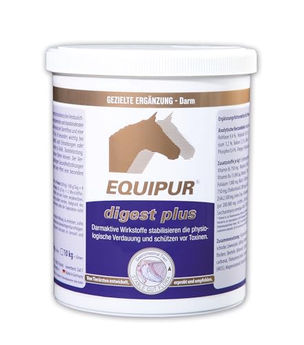 EQUIPUR Digest Plus - Darmaktive Wirkstoffe stabilisieren die physiologische Verdauung und schützen vor Toxinen. von EPONA