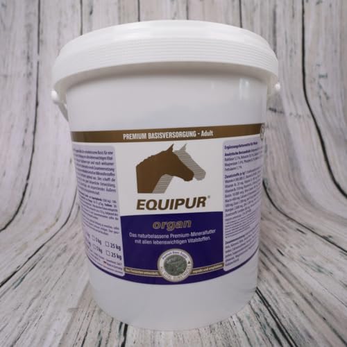 EQUIPUR Organ pelletiert - Mineralfutter - das naturbelassene Premium Mineralfutter mit Allen lebenswichtigen Vitalstoffen. von EPONA