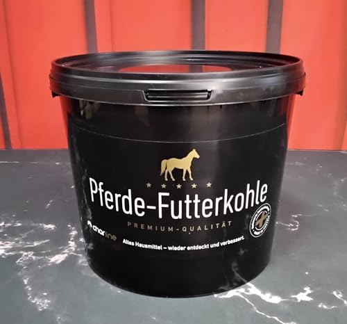 Futterkohle Pellets für Pferde - Premium Qualität 3-kg Eimer von EPONA