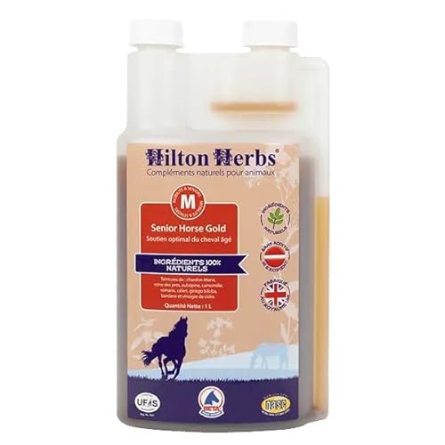 Hilton Herbs Senior Horse Gold- flüssige Kräuter für die Vitalität älterer Pferde Hilton Herbs Senior Horse Gold- flüssige Kräuter für die Vitalität älterer Pferde von EPONA