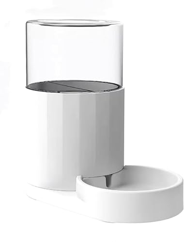 EPWIOR Wasserspender für Haustiere, 3 l, automatischer Schwerkraft-Futterspender, weiß, geteiltes Design mit Sichtfenster EPWIOR Wasserspender für Haustiere, 3 l, automatischer Schwerkraft-Futterspender, weiß, geteiltes Design mit Sichtfenster von EPWIOR