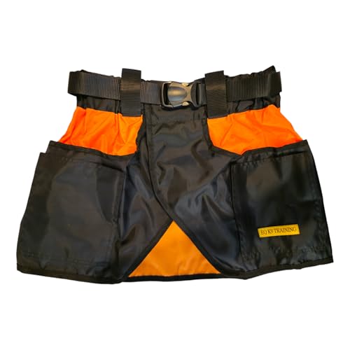 EQ K9 Hunde-Handler-Rock mit mehreren Taschen für Spielzeug, Leckerlis, Hundetrainingsausrüstung, Hundetrainer-Gürtel, Hunde-Wanderhose, am besten für Beweglichkeit, Sport, Schutzhund, wasserabweisend von EQ K9 EXTRA QUALITY K9 TRAINING