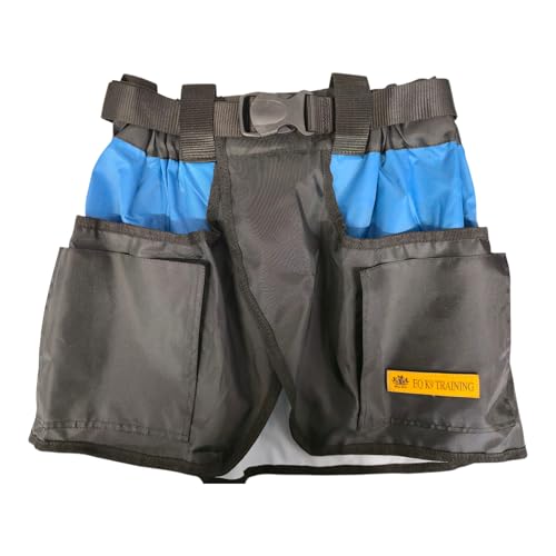 EQ K9 Hunde-Handler-Rock mit mehreren Taschen für Spielzeug, Leckerlis, Hundetrainingsausrüstung, Hundetrainer-Gürtel, Hunde-Wanderhose, am besten für Beweglichkeit, Sport, Schutzhund, wasserabweisend von EQ K9 EXTRA QUALITY K9 TRAINING