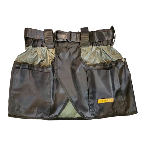 EQ K9 Hunde-Handler-Rock mit mehreren Taschen für Spielzeug, Leckerlis, Hundetrainingsausrüstung, Hundetrainer-Gürtel, Hunde-Wanderhose, am besten für Beweglichkeit, Sport, Schutzhund, wasserabweisend von EQ K9 EXTRA QUALITY K9 TRAINING