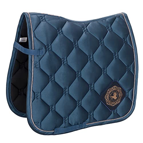 EQUESTRIAN QUEEN Amsterdam 23SS vielseitig und Dressur Square Pad | REIT Schabracke Satteldecken Full Size Weihnachts-Schabracke VS und DR Satteldecke (Ozean, Dressur) von EQUESTRIAN QUEEN