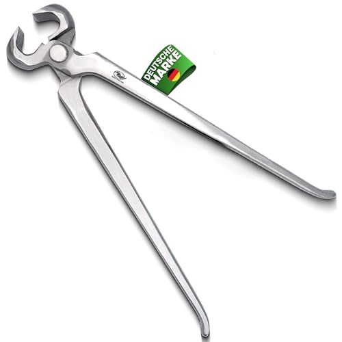 30cm Hochleistungs-Hufzange für Hufschmiede aus Chrom-Vanadium-Stahl, fachmännisch von Hand ausgerichtete Klingen für präzises Hufschneiden, professionelles Hufschmied-Werkzeugzubehör für Pferde von EQUESTRIAN STORE