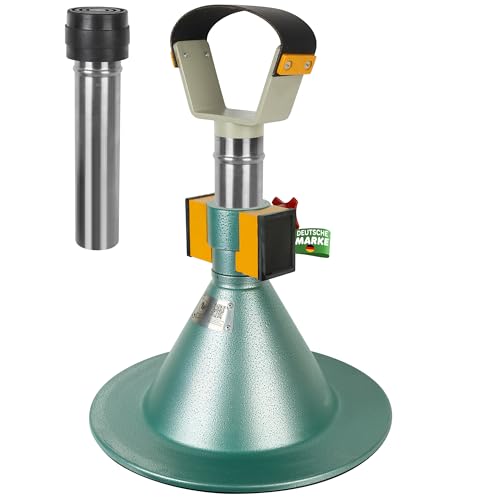 EQUESTRIAN STORE Adjustable Hoof Stand with Hammock Feeder, Strong 90LB Magnet,Non-Slip Rubber Base, German Technology for Farriers,Hoof Stand for All Horse Sizes (Green) von EQUESTRIAN STORE