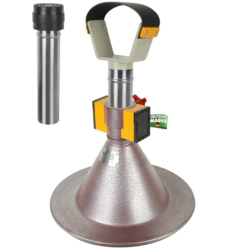 EQUESTRIAN STORE Adjustable Hoof Stand with Hammock Feeder, Strong 90LB Magnet,Non-Slip Rubber Base, German Technology for Farriers,Hoof Stand for All Horse Sizes (Red) von EQUESTRIAN STORE