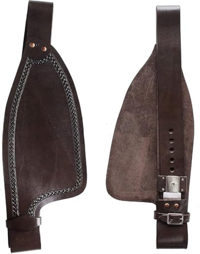 EQUIEMPRESS Pferde-Western-Leder-Fender-Ersatzsattel-Fender-Paar-Set für Roping Trail Barrel Pleasure-Sättel mit Belvin-Schnallen AZ-30 von EQUIEMPRESS