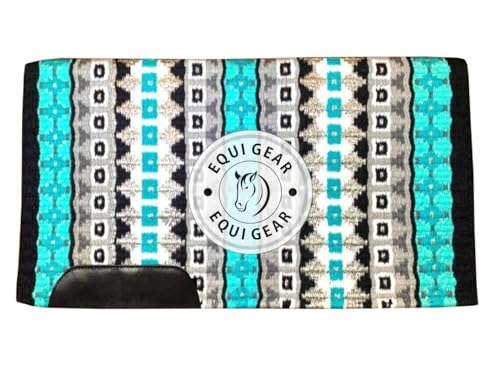 EQUIEMPRESS Sattelunterlage Western Ranch/Westernsatteldecke aus Neuseelandwolle, Top Wool Pad Sensor Flex (Anpassung möglich) A-303 (32" x 32") von EQUIEMPRESS
