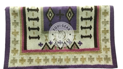 EQUIEMPRESS Sattelunterlage Western Ranch/Westernsatteldecke aus Neuseelandwolle, Top Wool Pad Sensor Flex (Anpassung möglich) A-416 (34" x 36") von EQUIEMPRESS
