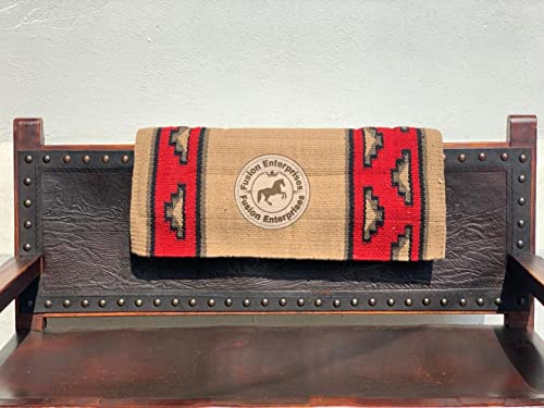 EQUIEMPRESS Sattelunterlage Western Ranch/Westernsatteldecke aus Neuseelandwolle, Top Wool Pad Sensor Flex (Anpassung möglich) A-195 (34" x 38") von EQUIEMPRESS