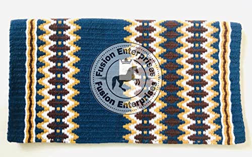 EQUIEMPRESS Sattelunterlage Western Show/Westernsatteldecke aus Neuseelandwolle, Top Wool Pad Sensor Flex (Anpassung möglich) A-204 (34" x 42") von EQUIEMPRESS
