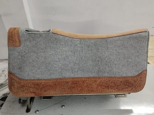 EQUIEMPRESS Westernpferd-Filzpad/Konturpad aus hochwertigem Wollfilz in den Größen 32 x 32 Zoll und 30 x 30 Zoll AZ-20 (30"x30") von EQUIEMPRESS