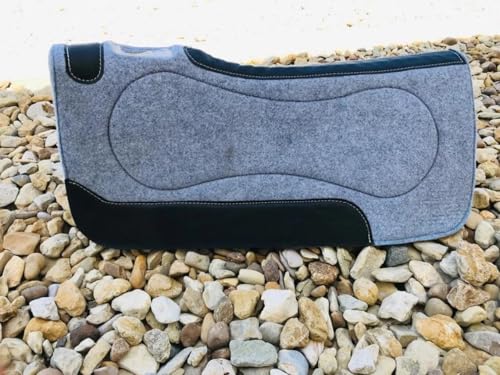 EQUIEMPRESS Westernpferd-Filzpad/Konturpad aus hochwertigem Wollfilz in den Größen 32 x 32 Zoll und 30 x 30 Zoll AZ-23 (30"x30") von EQUIEMPRESS