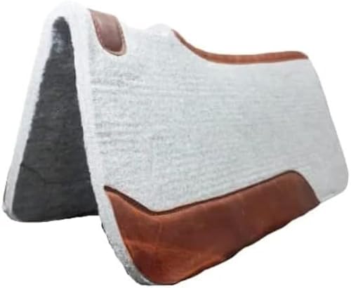 EQUIGEAR Westernpferd-Filzpad/Konturpad aus hochwertigem Wollfilz in den Größen 32 x 32 Zoll und 30 x 30 Zoll A10 (30x30) von EQUIGEAR