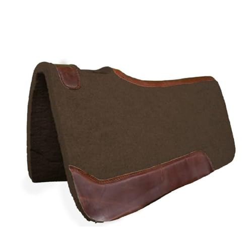 EQUIGEAR Westernpferd-Filzpad/Konturpad aus hochwertigem Wollfilz in den Größen 32 x 32 Zoll und 30 x 30 Zoll A45 (30X30) von EQUIGEAR