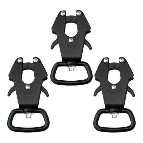 EQUIJUANCE Frosch-Clip für Hundeleine mit Schnellverschluss, um 360° drehbar, Anti-Verhedderungs-Schnalle für selbstgemachte Haustierhalsbänder und Leine, sicher und leicht zu öffnen für Spaziergänge EQUIJUANCE Frosch-Clip für Hundeleine mit Schnellverschluss, um 360° drehbar, Anti-Verhedderungs-Schnalle für selbstgemachte Haustierhalsbänder und Leine, sicher und leicht zu öffnen für Spaziergänge von EQUIJUANCE