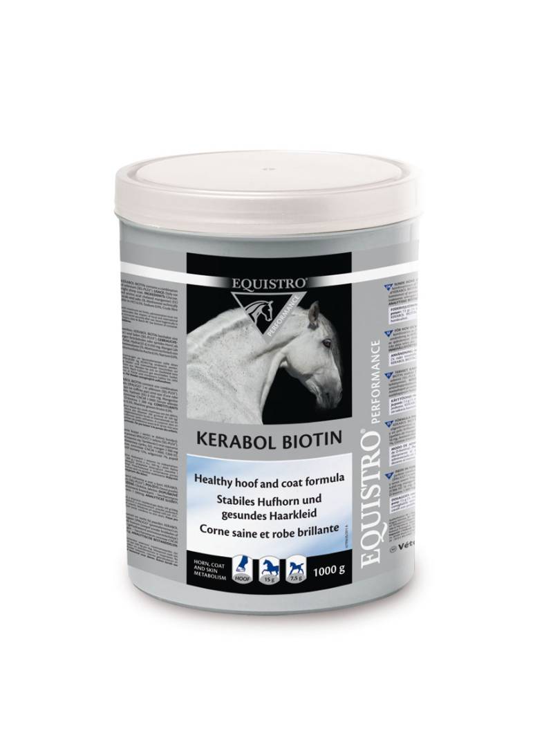 Equistro Kerabol Biotin Pulver 1 kg Für Haut, Huf & Haar von EQUISTRO®