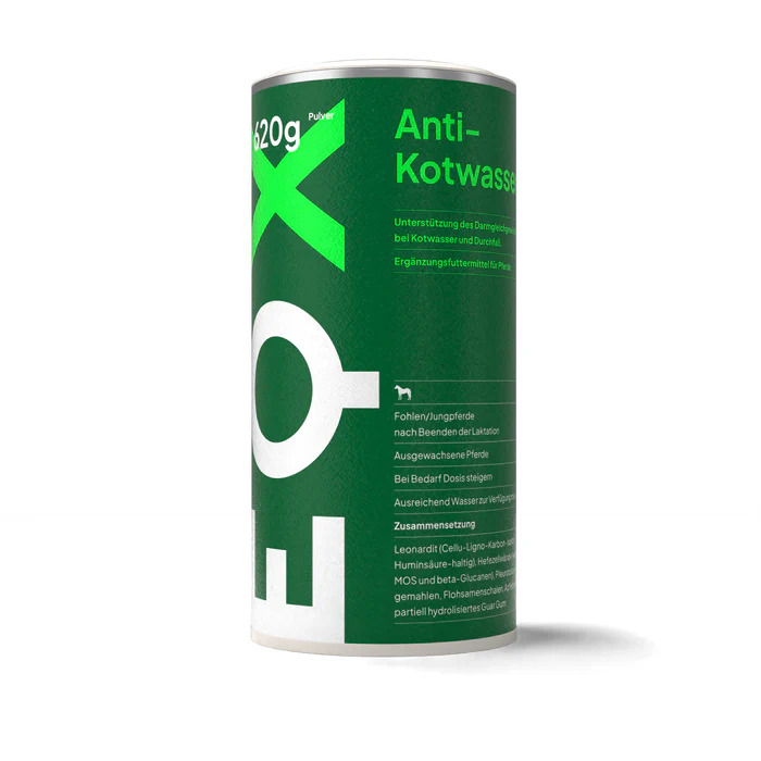 Eqx Anti-Kotwasser 620g Dose Das Power-Trio für den Darm: Huminsäure, Präbiotika und Hefezellwände Eqx Anti-Kotwasser 620g Dose Das Power-Trio für den Darm: Huminsäure, Präbiotika und Hefezellwände von EQX