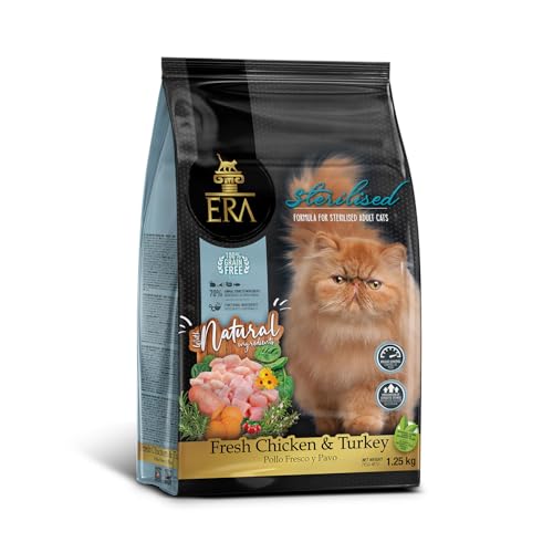 ERA Grain Free | Huhn und Pute für erwachsene Katzen | Urinal- und Verdauungsunterstützung | getreidefrei | 1,25 kg ERA Grain Free | Huhn und Pute für erwachsene Katzen | Urinal- und Verdauungsunterstützung | getreidefrei | 1,25 kg von ERA