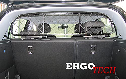 ERGOTECH Trennnetz Trenngitter kompatibel mit OPEL Corsa 5 Türen (2015-2019) RDA65-XS, für Hunde und Gepäck von ERGOTECH
