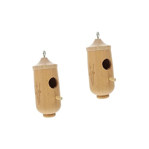 2 Stück Kolibri-Haus, Außenschaukel, Holzdekor, Sittich-Schaukel, rustikale Vogelhäuser, Außen-Vogelhaus, Holz-Vogelhaus, Außengarten, Kolibri-Nest, Kolibri-Nesthaus, Dachboden, Haustier/1699 2 Stück Kolibri-Haus, Außenschaukel, Holzdekor, Sittich-Schaukel, rustikale Vogelhäuser, Außen-Vogelhaus, Holz-Vogelhaus, Außengarten, Kolibri-Nest, Kolibri-Nesthaus, Dachboden, Haustier/1699 von ERICAT