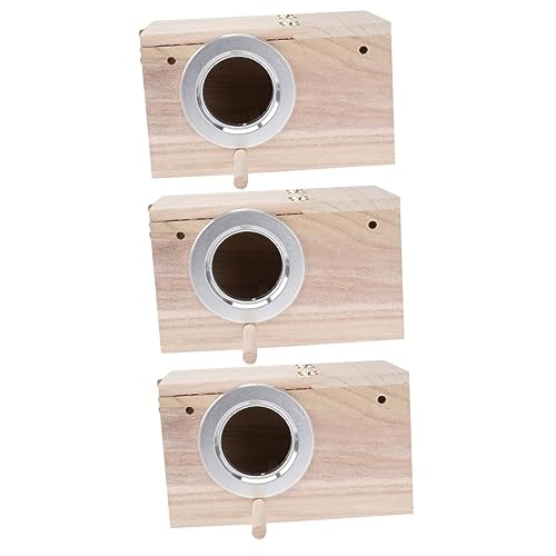 3 Stück Outdoor-Zubehör, Hühnerzubehör, Fenster, Vogelhaus, Sittich, Vogelkäfig, Holz, Vogelhalter, Vogelhaus, Vogelnisthalter, Wellensittich, Tigerfell, Haustiervogel, Terrarium, Vögel aus Holz/1205 3 Stück Outdoor-Zubehör, Hühnerzubehör, Fenster, Vogelhaus, Sittich, Vogelkäfig, Holz, Vogelhalter, Vogelhaus, Vogelnisthalter, Wellensittich, Tigerfell, Haustiervogel, Terrarium, Vögel aus Holz/1205 von ERICAT