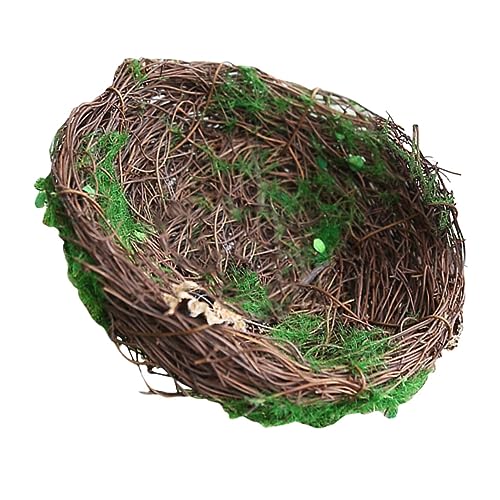 3 Stück Rattan-Vogelnest, Vogelnest, gefälschtes Vogelnest, Vogelnest, Vogelhäuschen, Weihnachtsbaumschmuck, Esszimmertischdekoration, Esstischdekoration, Esstischdekoration, Heimbedarf, Heimbedarf/17 3 Stück Rattan-Vogelnest, Vogelnest, gefälschtes Vogelnest, Vogelnest, Vogelhäuschen, Weihnachtsbaumschmuck, Esszimmertischdekoration, Esstischdekoration, Esstischdekoration, Heimbedarf, Heimbedarf/17 von ERICAT
