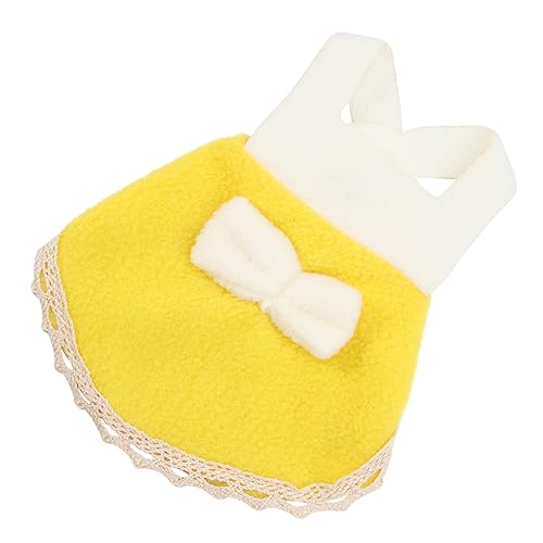 ERINGOGO 1 PC Haustierkleid Haustier Hasenkleidung Kaninchen Hamster Kleine Chinchilla Flauschige Meerschweinchen Kleidung Ihr Plüsch Outfit Kleider Hamstergeschirr Hamsterkleid von ERINGOGO