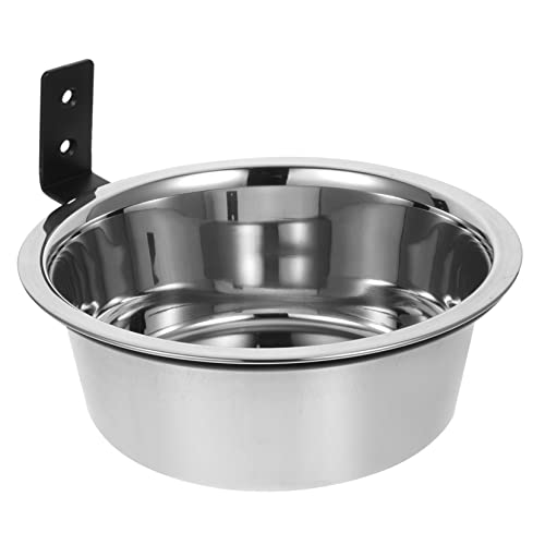 ERINGOGO 1 Satz Erhöhter Hundenapf Hundefutternäpfe für große Hunde hängende Haustierschüssel Stehen erzogen montierter Hundenapf Hundewasserschale Rostfreier Stahl Silver ERINGOGO 1 Satz Erhöhter Hundenapf Hundefutternäpfe für große Hunde hängende Haustierschüssel Stehen erzogen montierter Hundenapf Hundewasserschale Rostfreier Stahl Silver von ERINGOGO