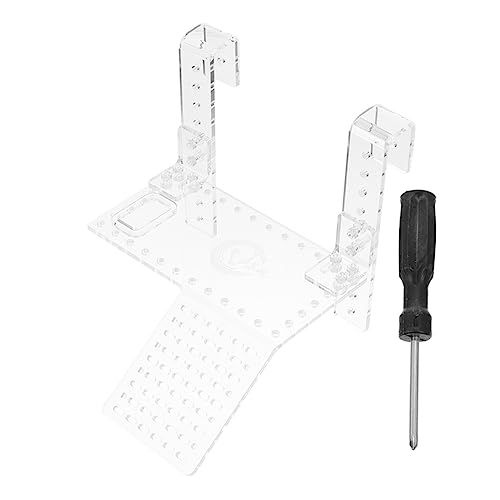 ERINGOGO 1 Satz Guitai Floating Island hängende Schildkrötenplattform Haustier erhöht live Schildkrötenständer Dekorationen für Schildkrötenpanzer Acryl Transparent von ERINGOGO