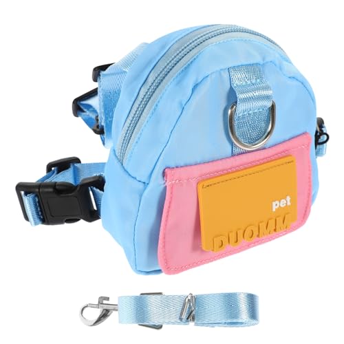 ERINGOGO 1 Satz Haustier Rucksack mit Kotbeutelspender für Hunde Tragetasche für Reisen und Outdoor Aktivitäten für Wandern und Ausflüge von ERINGOGO