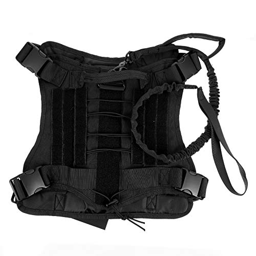 ERINGOGO 1 Satz Hundegeschirr Outdoor-Weste verstellbare hundeweste mit Service Hundewestegurt groß Ausbildung Hundekabelbaum Seil für Haustiergeschirr Oxford-Stoff Black ERINGOGO 1 Satz Hundegeschirr Outdoor-Weste verstellbare hundeweste mit Service Hundewestegurt groß Ausbildung Hundekabelbaum Seil für Haustiergeschirr Oxford-Stoff Black von ERINGOGO