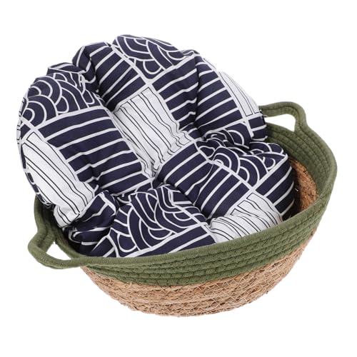 ERINGOGO 1satz Katzenbett Aus Gewebtem Material Atmungsaktives Katzennest Für Jahreszeiten Kleine Mit Baumwollmatte Für Katzen Und Kleine Hunde ERINGOGO 1satz Katzenbett Aus Gewebtem Material Atmungsaktives Katzennest Für Jahreszeiten Kleine Mit Baumwollmatte Für Katzen Und Kleine Hunde von ERINGOGO