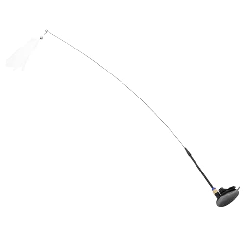 ERINGOGO 1 Satz Katzenspielzeug Interactive cat Toy Kitten Katzen + Katzen Angeln cat drinnen kräuseln Kätzchen Teaser Glocke neckende Spielzeuge Plastik von ERINGOGO