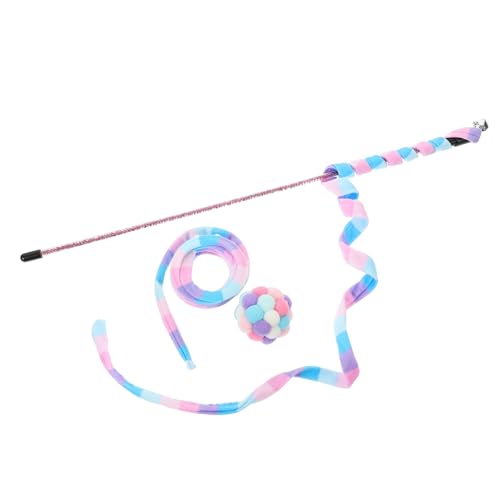 ERINGOGO 1 Satz Katzenspielzeug Interaktives mit Ball für Katzen und Kätzchen Indoor Beschäftigung für Katzen Macaron Fördert Jagdinstinkte und Gesundheit ERINGOGO 1 Satz Katzenspielzeug Interaktives mit Ball für Katzen und Kätzchen Indoor Beschäftigung für Katzen Macaron Fördert Jagdinstinkte und Gesundheit von ERINGOGO