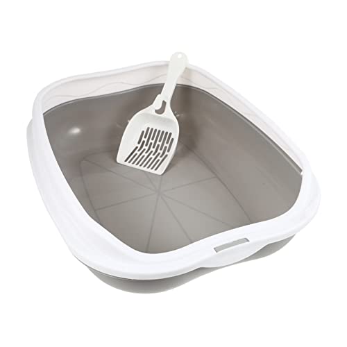 ERINGOGO 1 Satz Katzentoilette Katzenklo Einseitig Mülleimer Haustier Versteckt Selbst Bedeckt Drinnen Tablett Ausbildung Wurf Hundesofa Anti-Spritz-Toilette Für Katzen Grey Pp ERINGOGO 1 Satz Katzentoilette Katzenklo Einseitig Mülleimer Haustier Versteckt Selbst Bedeckt Drinnen Tablett Ausbildung Wurf Hundesofa Anti-Spritz-Toilette Für Katzen Grey Pp von ERINGOGO