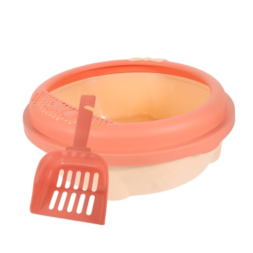 ERINGOGO 1 Satz Katzentoilette groß selbst drinnen Aufbewahrungsbehälter für Katzenstreu Katze Bettpfanne hohe Seitentoiletten für Katzen kätzchentoilette Plastik ERINGOGO 1 Satz Katzentoilette groß selbst drinnen Aufbewahrungsbehälter für Katzenstreu Katze Bettpfanne hohe Seitentoiletten für Katzen kätzchentoilette Plastik von ERINGOGO