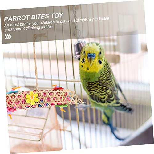 ERINGOGO 1 Satz Papagei Kauspielzeug Vogeltrainingsspielzeug Vogelkäfig-Hängespielzeug Vogel spielt Spielzeugvögel Papageienbissspielzeug Heimtierbedarf für Vögel Rattan ERINGOGO 1 Satz Papagei Kauspielzeug Vogeltrainingsspielzeug Vogelkäfig-Hängespielzeug Vogel spielt Spielzeugvögel Papageienbissspielzeug Heimtierbedarf für Vögel Rattan von ERINGOGO