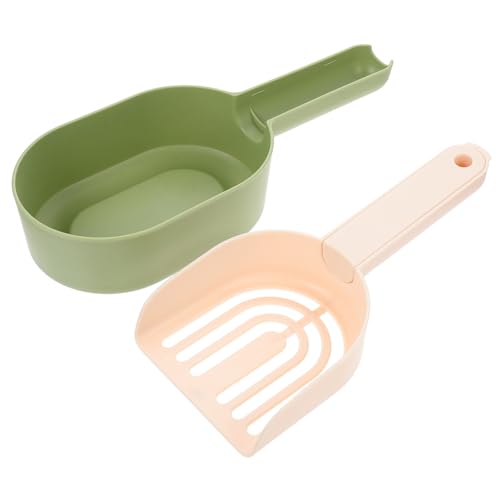 ERINGOGO 1 Satz Schaufel für Katzenstreu Scoop Wurf Multi groß Schaufeln selbst Kotschaufel Abfallschaufel für Katzen Schaufel der Katzentoilette Haustier Schaufel pp Green von ERINGOGO